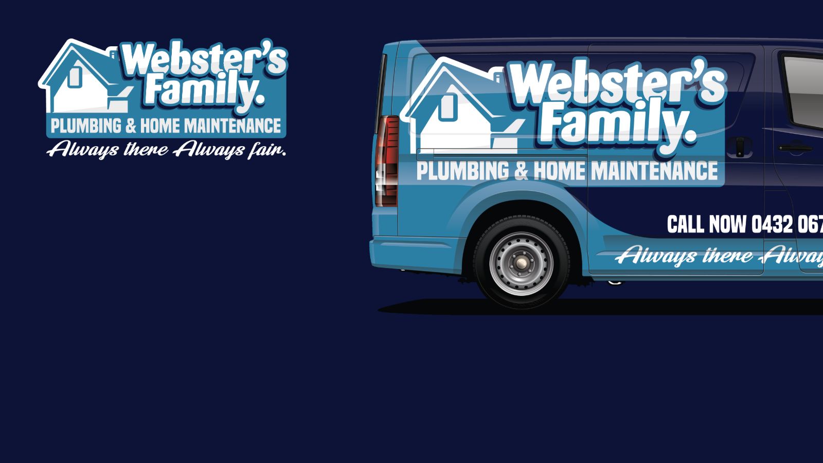 Webster's Family Plumbing brand system