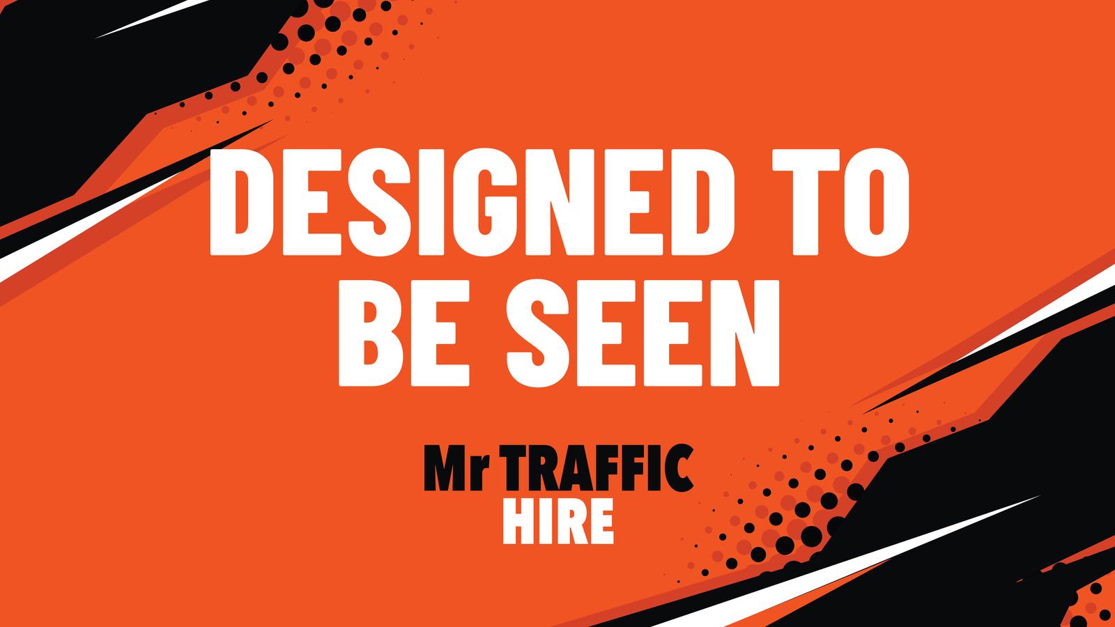 Mr Traffic Hire brand campaign artwork