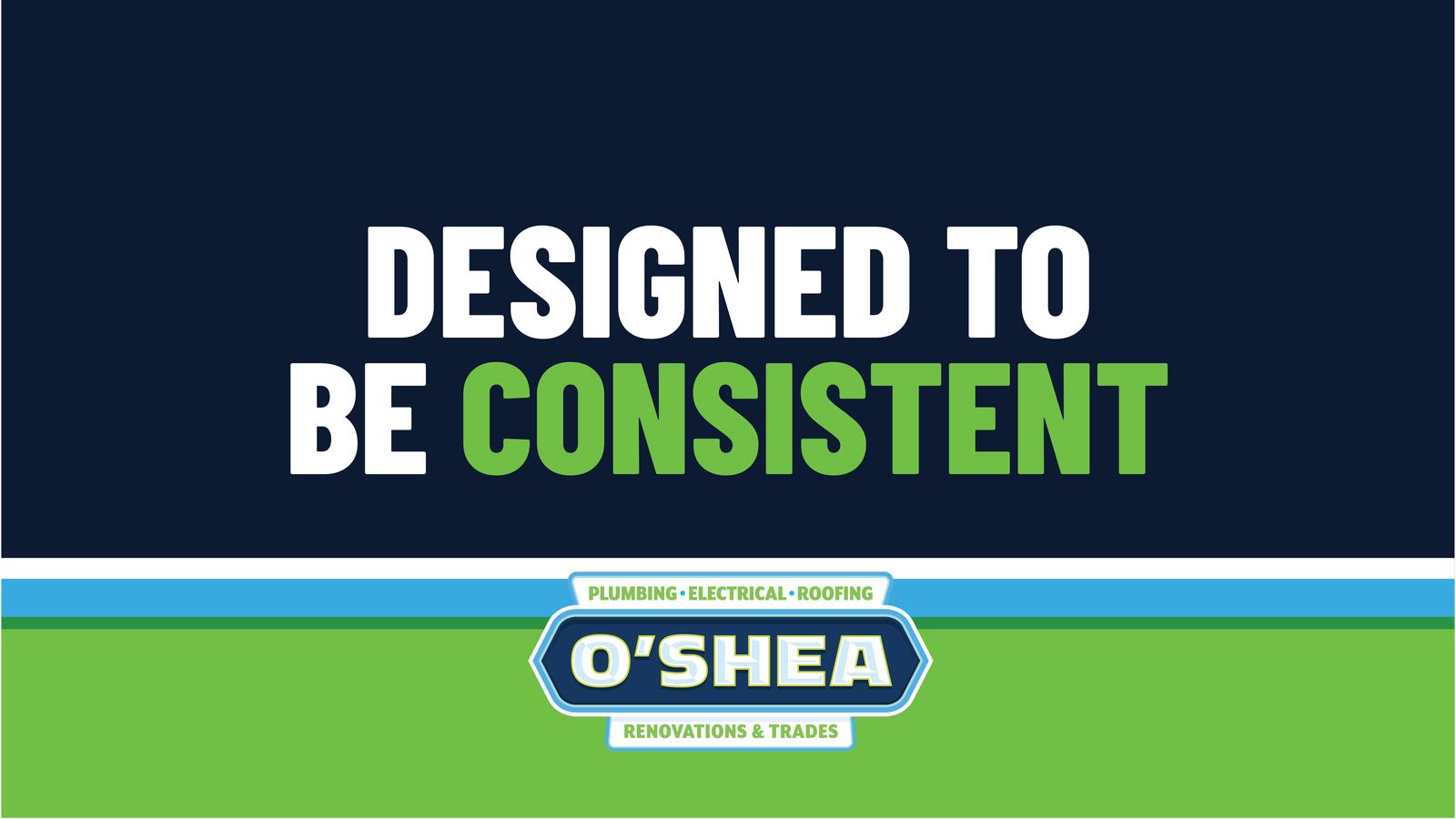 O'Shea Trades brand consistency artwork