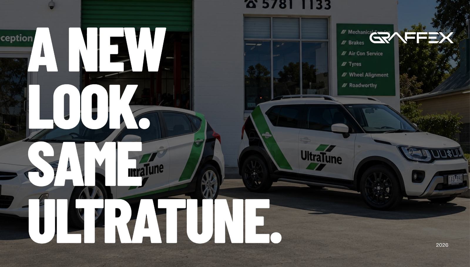 Ultra Tune fleet branding system and social rollout